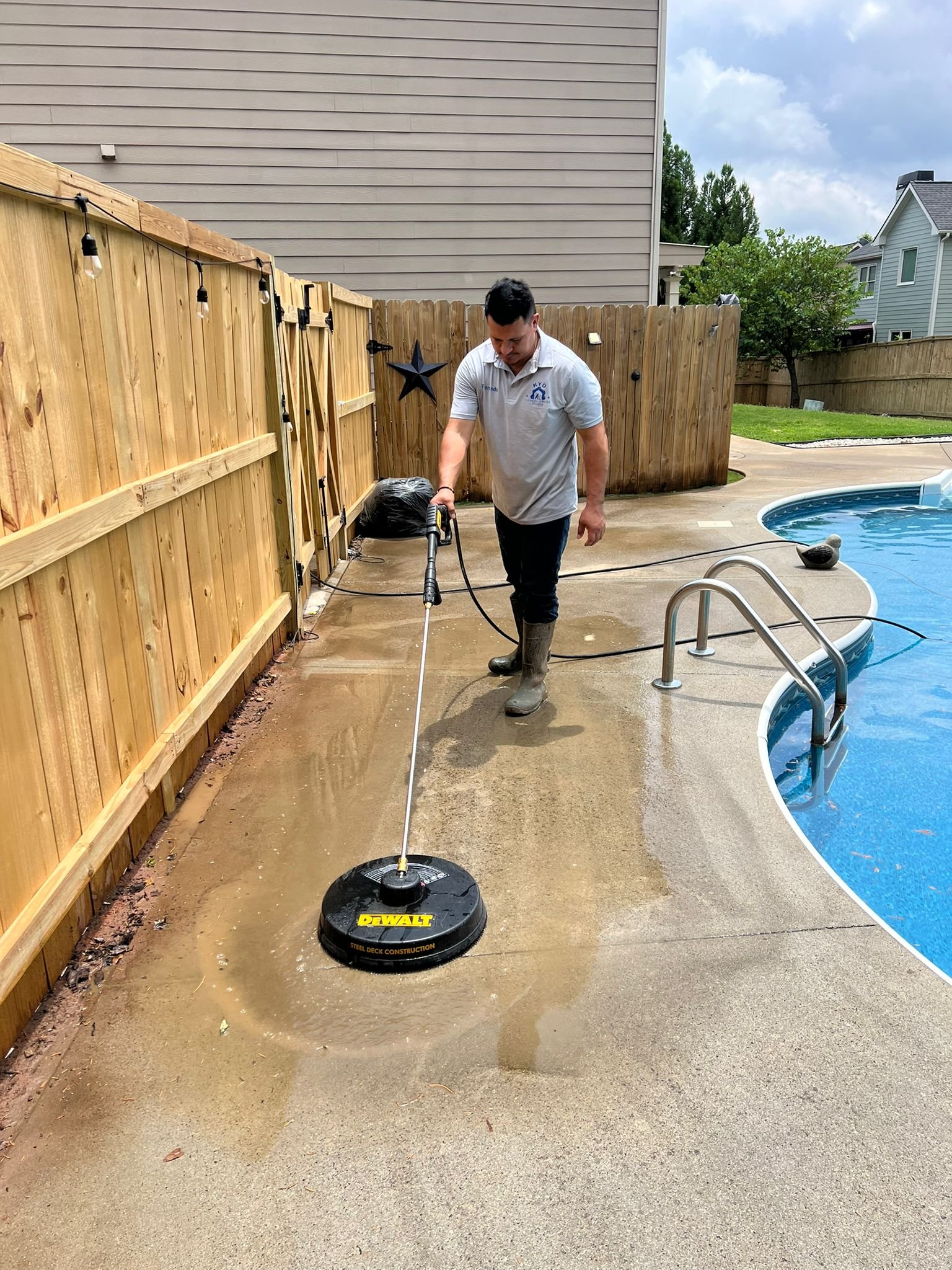 Pressure Washing and Fence Painting
